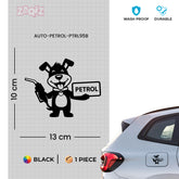 Zaqiz Green Petrol Fuel Tag Sticker for Cars and Motorbikes